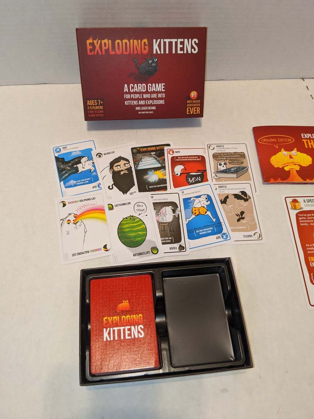 Exploding Kittens Original Edition  Hilarious Games for Family Game Night Funny